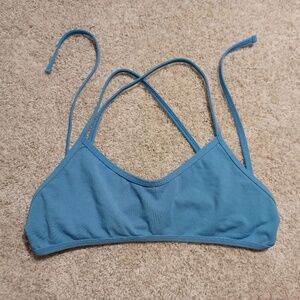 JOLYN Blue Grayson Bikini Top XL